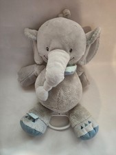 Nattou Elefant grau Spieluhr stofftier  27cm TOP SELTEN 