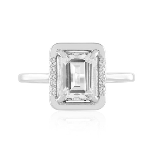 Weißer topas sterling - sterling, silber