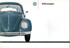 Alter VW Käfer Prospekt -