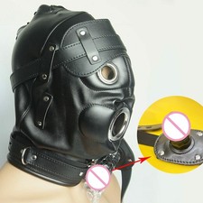 PU Leder Kopf Maske Kapuze