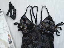 Neu - LEG AVENUE Charleston Kleid - Flapper Dress mit Haarband - Größe S - Sexy!