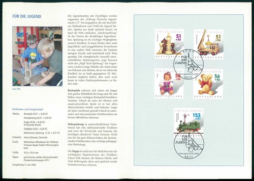 Germany folder 2002 toys - folder,