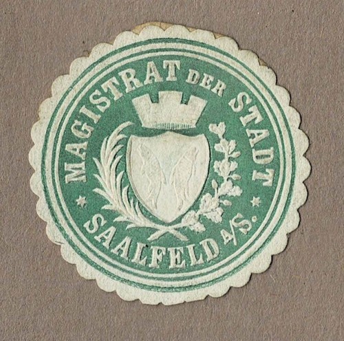 Siegelmarke thüringen - siegelmarke,