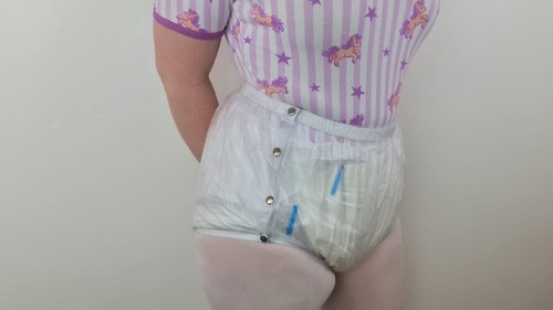 Klare knallende pvc windelhose - klare, pvc-windelhose