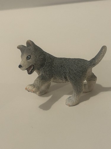 Schleich husky welpe - husky, spielt