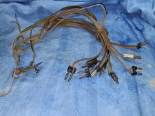 10 Kabel Sortiment Röhrenradio Antennen Kabel SABA Telefunken Siemens