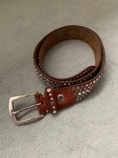 b. belt Ledergürtel mit