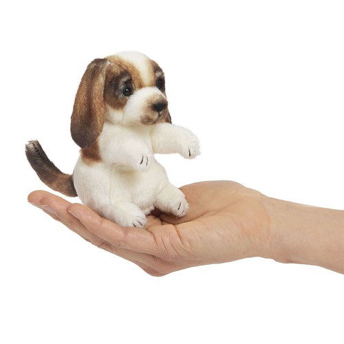 Mini hund fingerpuppe - mini,