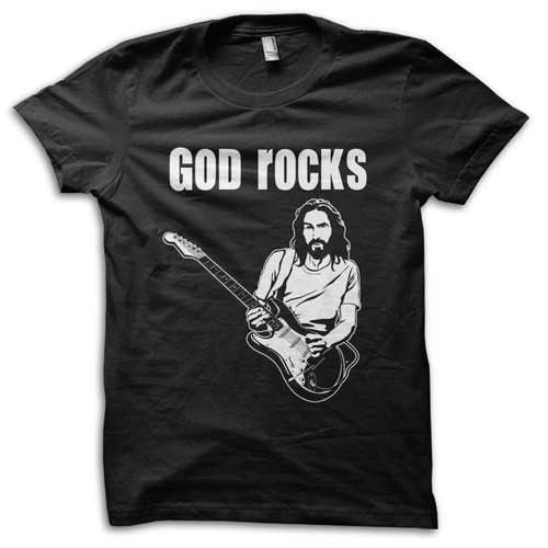 Shirt gott rockt lustig - rockt,