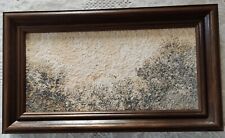 Wunderschöne original Dendriten Solnhofener Platte, Plattenkalk im Holzrahmen