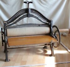 wäsche mangel alt antik guß eisen  ORIGINAL MIELE walzen presse top vintage deko