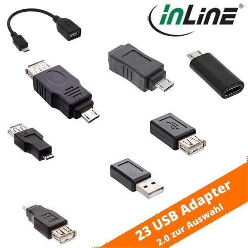 Usb adapter stecker buchse - 2.0,
