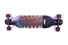 Rellik Longboard Skateboard Komplettboard Cruiser 7 Lagen Holz 65 mm 80A