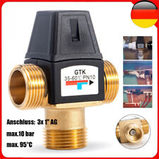 Brauchwassermischer Mischventil 3-Wege 35-60°C DN25 1" AG  Verbrühschutz