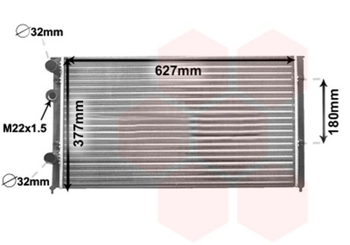 Motorkühler wasserkühler van - motorkühler,