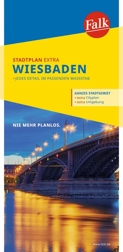 Falk stadtplan extra wiesbaden - stadtplan,