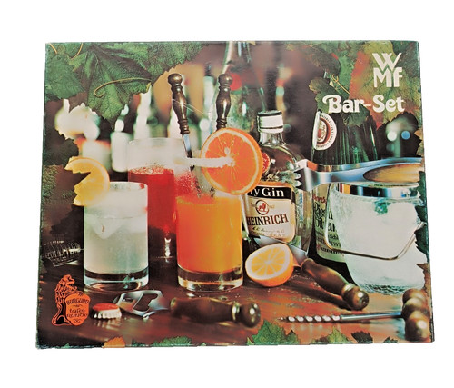 Wmf burgund bar set - bar-set, vintage