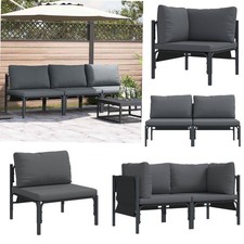 Gartenbank mit Kissen Sitzbank