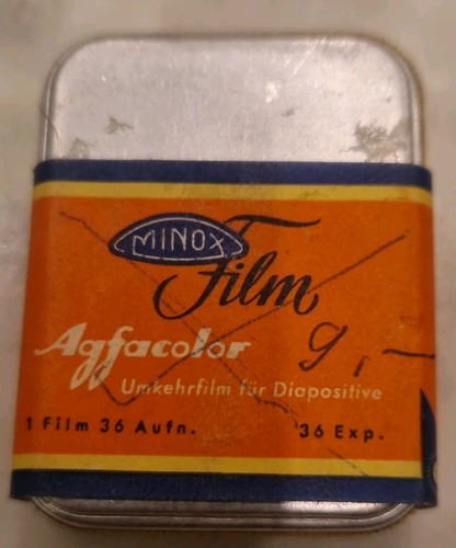 Minox agfacolor film - minox,