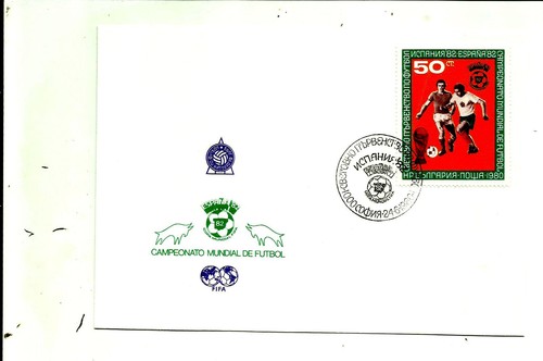 Fussball 1982 beleg - beleg, mit