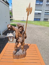 nachtwächter mit laterne aus Holz, Made in Spain 45cm 1981 in Spanien gekauft.