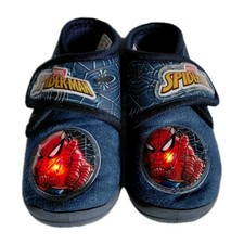 Hausschuhe Blau Spiderman LED Größe 22