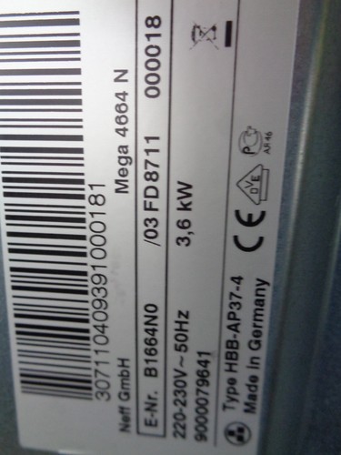 Backofen neff b1664n0 - backofen,