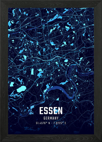 Essen mitternacht stadtplan - essen,