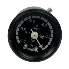 Weinmann -1 - 0 bar Sauerstoff Manometer