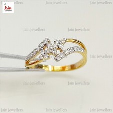 0.37 Karat Weiß Rund Schliff