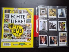 JustStickIt BVB - ECHTE LIEBE Leeralbum und Komplettsatz Sticker