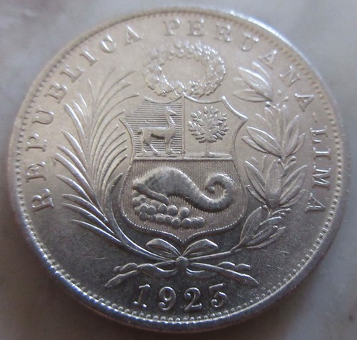 Mds peru lima sol - lima, 1923