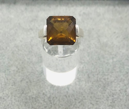 925 silberring rauchquarz - silberring,,