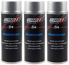 3 x 400ml CAR1 Autolack SILBER - Felgensilber, Spray Lackspray CO3602