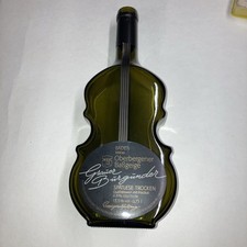Leere Flasche Leerflaschen Sammler Baßgeige Oberbergener Weinflasche 1990 Geige 