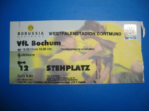 Ticket bvb dortmund - dortmund, vfl
