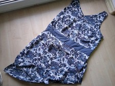 Jack Wolfskin Q.M.C.Midi-Träger-Kleid-Rock-Dress-Skirt EU-XL neuw.Blumen Polyest