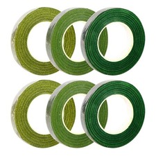 HAKACC 6 Stück Floristenband, 162m Flora Kreppband 12mm Floristik Kreppband in 