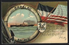 Künstler-AK Passagierschiff