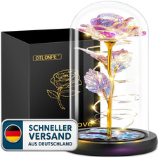 Galaxy Rose im Glas | Ewige