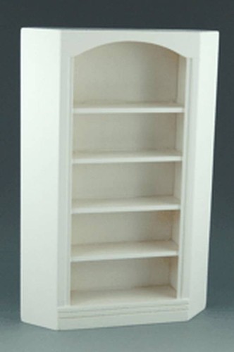 Eckbücherregal weiß