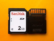 2GB SanDisk Secure Digital (SD) Speicherkarte SDSDAA-002G