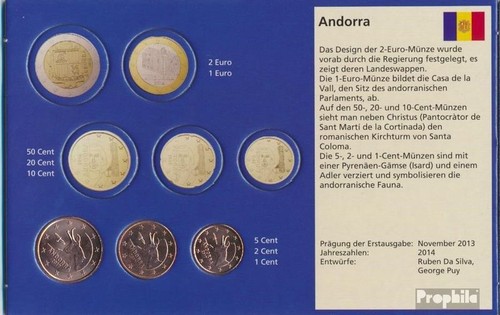 Münzen andorra and1 2017 - andorra,
