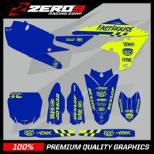 YAMAHA MOTOCROSS GRAFIKSATZ MX ABZIEHBILDER: YZ YZF 85 125 250 450 FAST-H BLAU/YEL-F