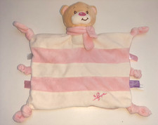 Fast wie neu: Bieco Supa Bär  gestreift Kuschtuch Schmusetuch Schnuffeltuch TOP