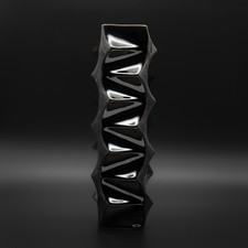 Rare Vintage Heinrich Fuchs "ARCHAIS" HUTSCHENREUTHER OP ART Metallic Glaze Vase