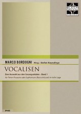 Musiknoten Bordogni Vocalisen