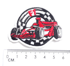 Auto Formel 1 Bügelbild Patch