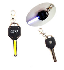 SCHLÜSSELANHÄNGER 7 LED TASCHENLAMPE HAKEN SCHLÜSSEL LICHT KALTWEISS BLINKEND TE-B0027