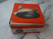 Original Robusta Rommelsbacher Kochplatte Prima, Vintage Herdplatte, ohne Kabel